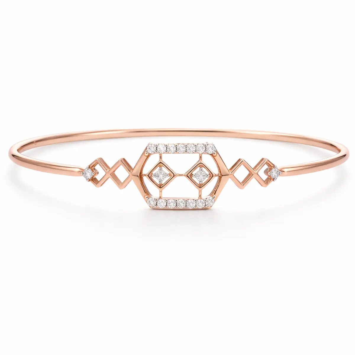 0.26 CT NATURAL DIAMOND BRACELET 18K GOLD